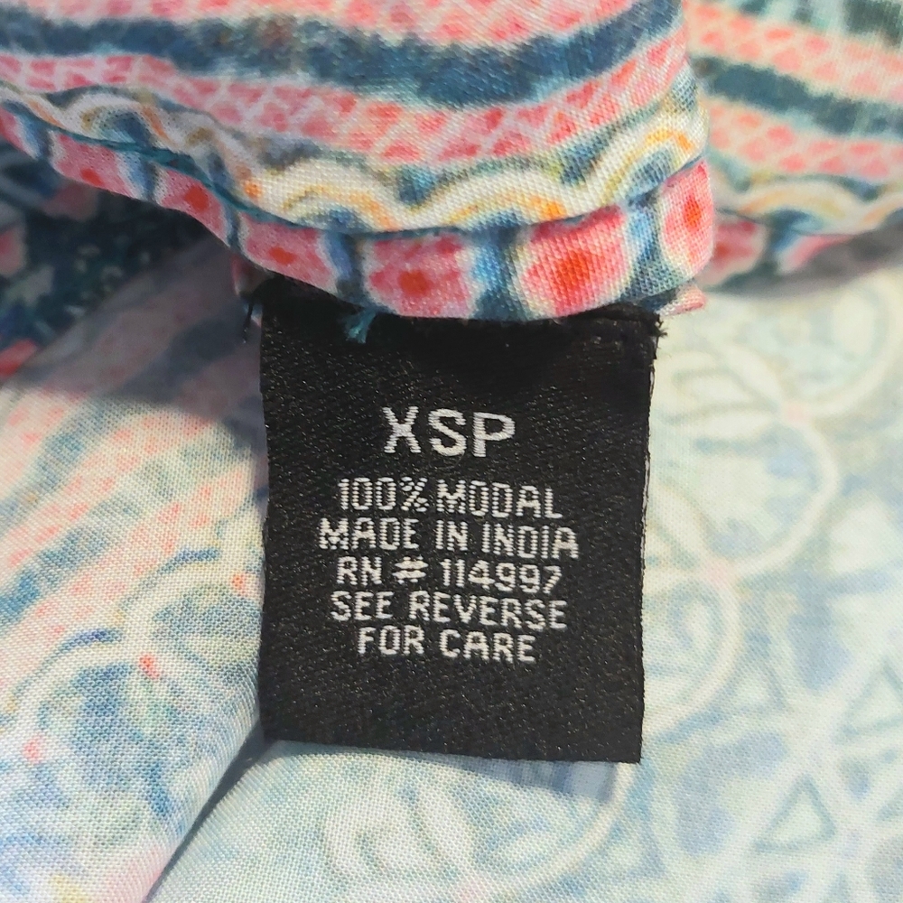 Tolani Collection Printed Woven Caftan Tunic View 4
